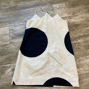 J crew Carrie big dot dress size 8